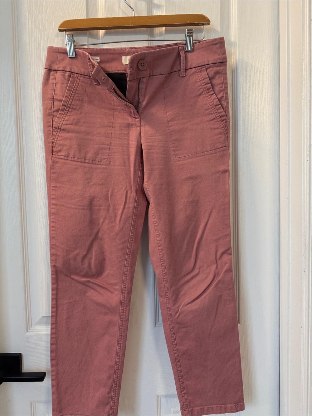 LOFT Rose Pink Straight-Leg Pants
